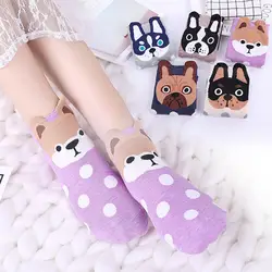 Новые дизайнерские милые носки для собак унисекс, модные хлопковые носки с принтом, носки-Тапочки