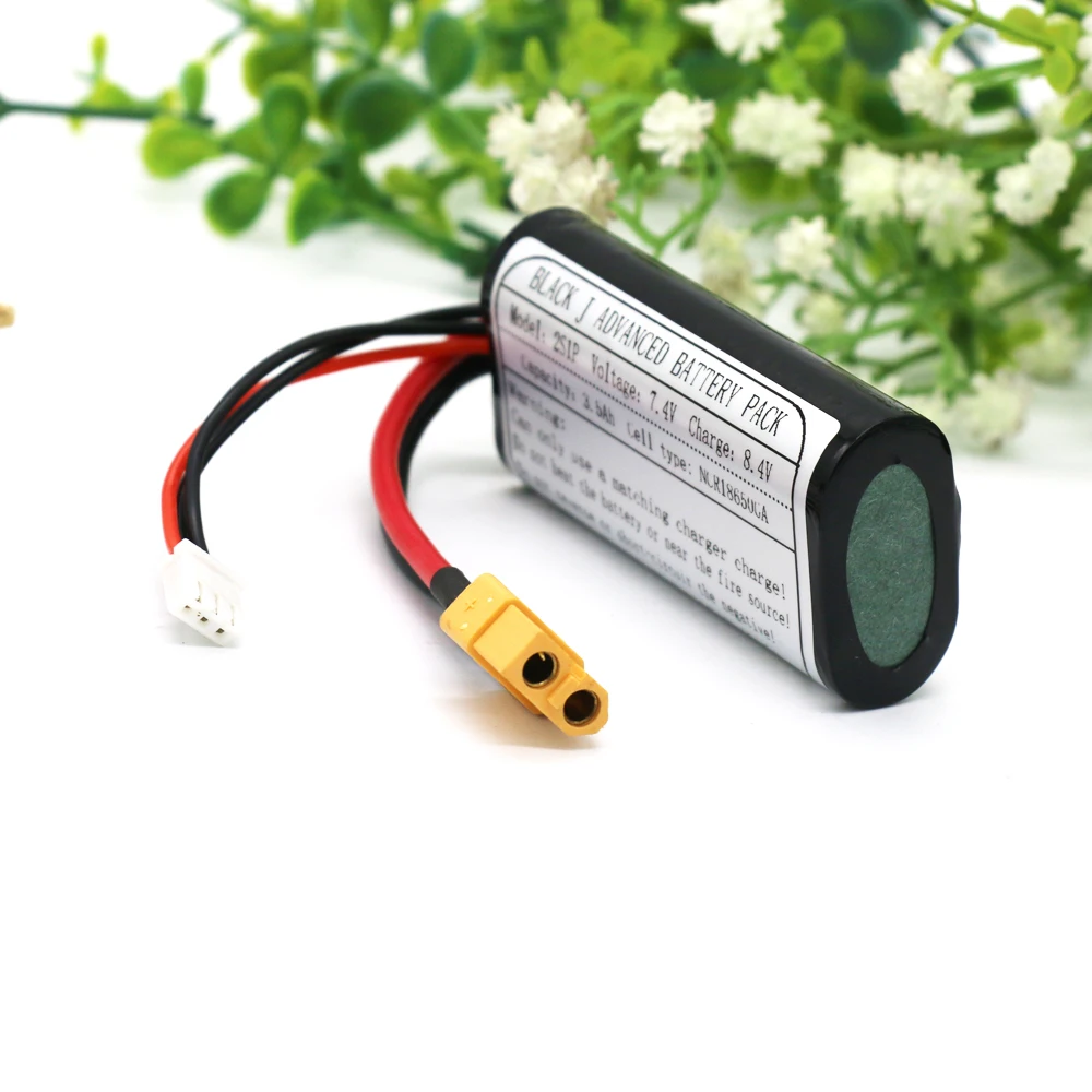 

KLUOSI UAV Rechargeable Li-ion Battery 7.4V /8.4V3500mAh 2S1P Use Single Cell NCR18650GA Combination Suitable for Various Drone