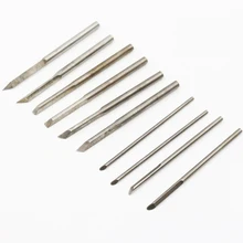 10 шт./партия, Деревянный инструмент для резьбы, нож, набор, высокоскоростной стальной миниатюрный инструмент для ручной резьбы для любителей резьбы