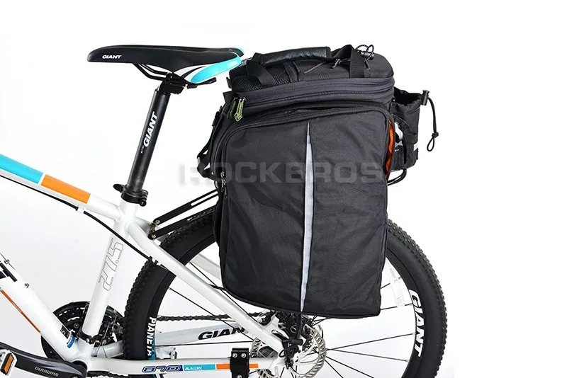 ROCKBROS велосипедная Сумка Многофункциональная велосипедная MTB велосипедная задняя седельный пакет Сумка велосипедная Рама стойка большая Вместительная дорожная сумка