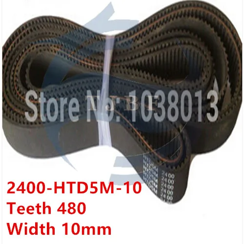 

5pcs/lot HTD5M Timing belt 2400 HTD5M 10 Length 2400mm teeth 480 width 10mm rubber belt 2400HTD5M drive belt industrial belt