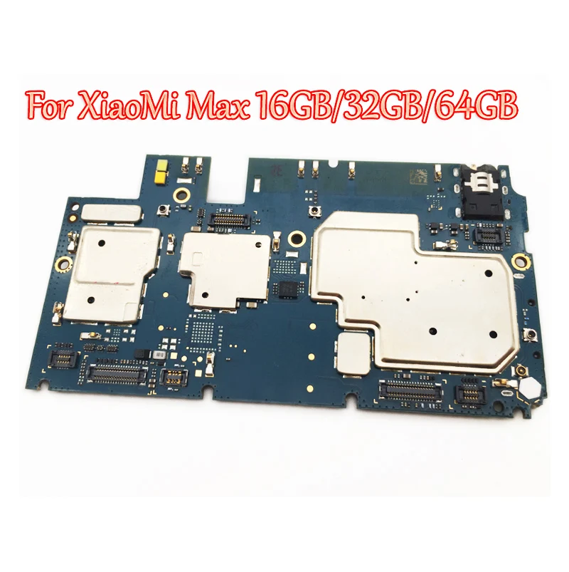 

Tested Full Work Unlock Main Motherboard For Xiaomi Mi Max 16GB 32GB 64GB 128GB Logic Circuit Board Original Global Firmware