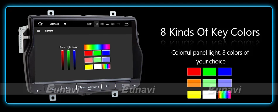 Cheap Eunavi 1 Din 7 inch Android 8.0 Car Radio for Lada Vesta 4G RAM Octa core GPS navigation video stereo multimedia touch screen 23