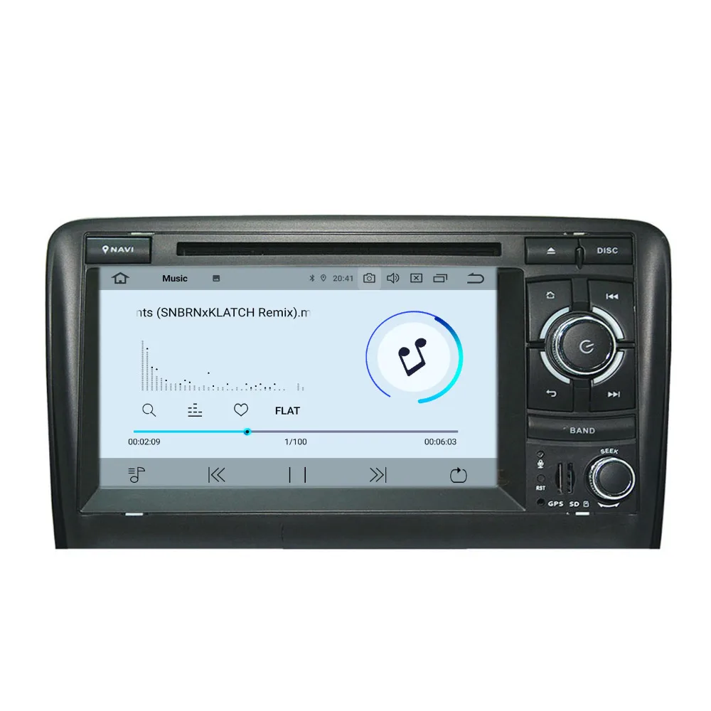 Flash Deal COIKA 7" Android 9.0 System Car DVD Player For Audi A3 S3 Quad Core 2+16G RAM WIFI Mirror Link BT Google USB SD 1080P OBD DVR 3