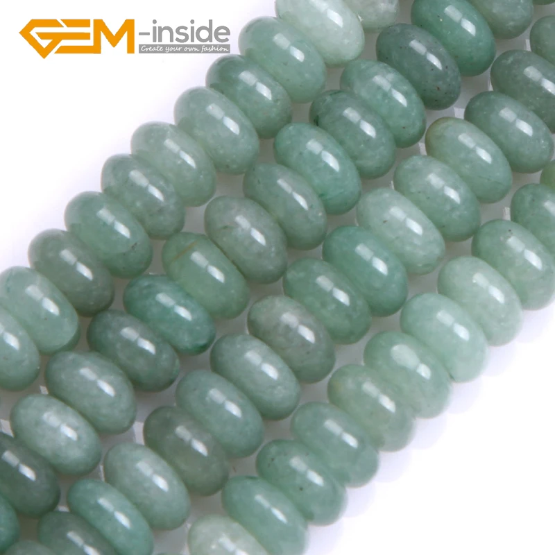 

Natural Stone Green Rondelle Heishi Jades Aventurine Spacer Beads For Jewelry Making DIY Loose Beads Strand 15" Wholesale