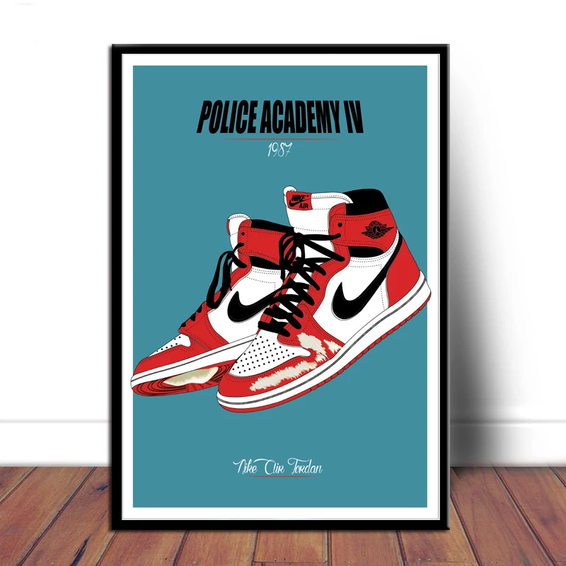 

Poster And Prints Michael Jordan Shoes Hot AJ Air Max Sneaker History Wall Art Painting Canvas Wall Pictures For Room Home Decor