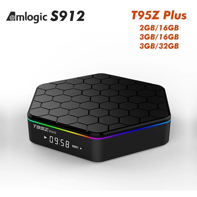 

3GB RAM 16GB TV Box Android 6.0 95Z Plus Smart Mini PC Amlogic S912 Octa Core 4K 3D Media Player KODI Bluetooth 5.8G Wifi 95Z P