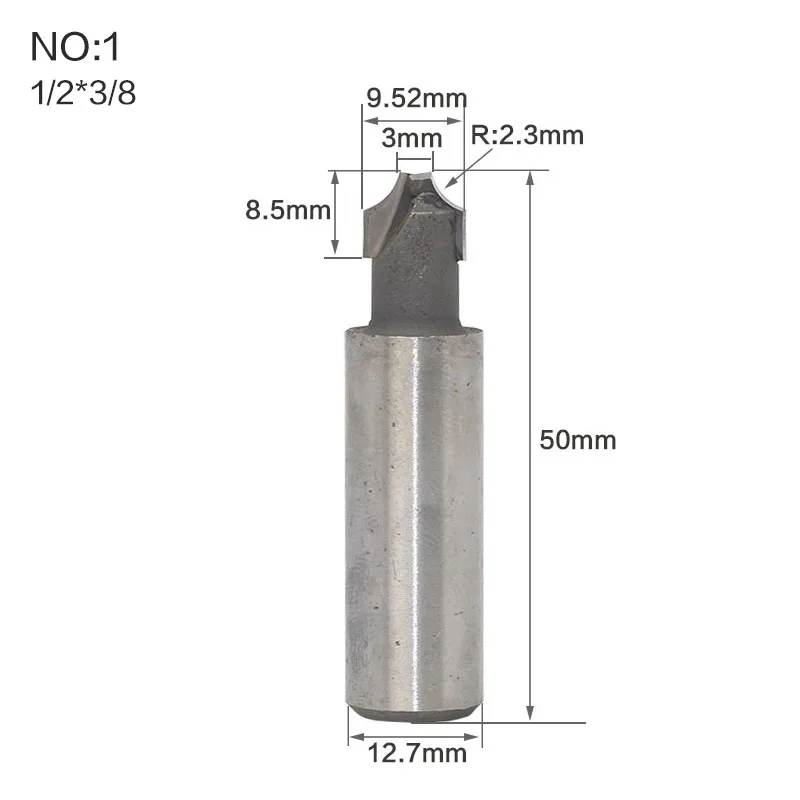 1 шт. твердосплавная концевая фреза инструмент плоское дно coutter бит Вольфрам Чистка нижний конец фреза деревообрабатывающий резак - Длина режущей кромки: NO1