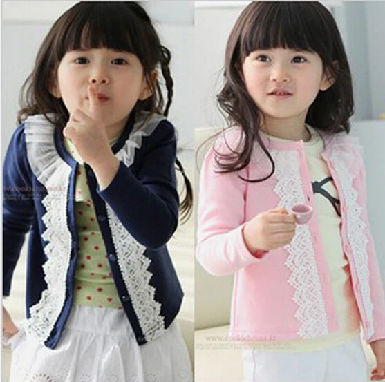 

NEW Spring and autumn breasted embroidery girls coat child long-sleeve girls clothing child outerwear children clothing
