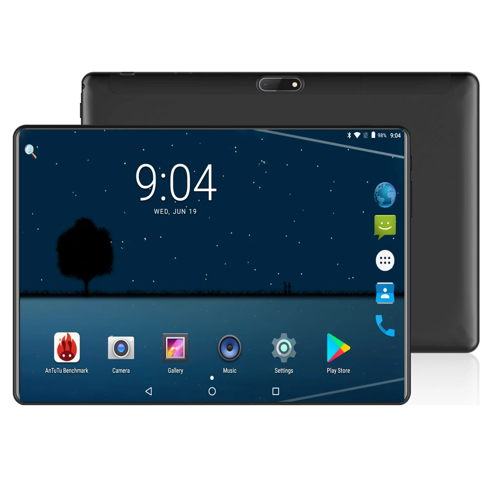 

Super Tempered 2.5D Glass 10 inch tablet Android 8.0 Octa Core 4GB RAM 64GB ROM 1280*800 IPS Screen Tablets Media Pad Gifts