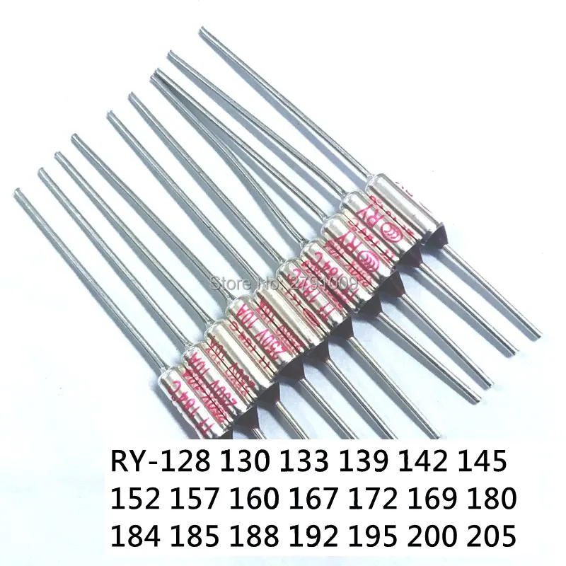 RY-167C 250V 10A Cutoffs Термальность предохранитель постоянного Температура Контроль температуры переключатель TF RY130 133C 142 145 152 157 184C 185 192