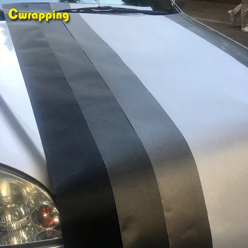 50cm * 1/2/3/4/5m voiture style mat en aluminium brossé voiture film d'emballage en vinyle feuille moto Automobiles voiture autocollants décalcomanie