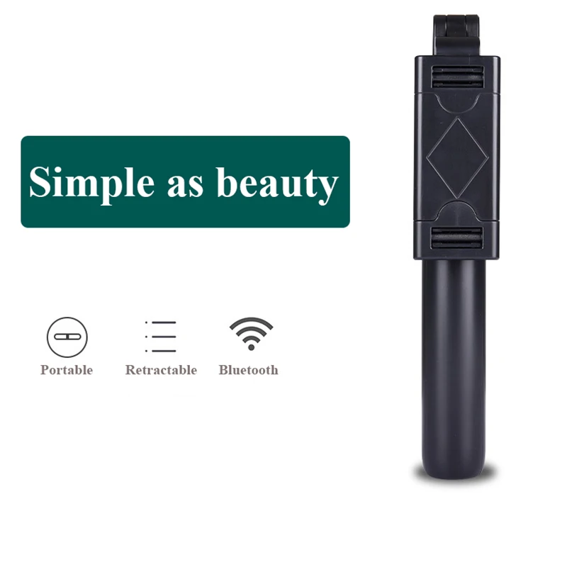  3 in 1 Wireless Bluetooth Phone Hold Mini Selfie Tripod with Remote Control For iPhone X 8 7 6s plu