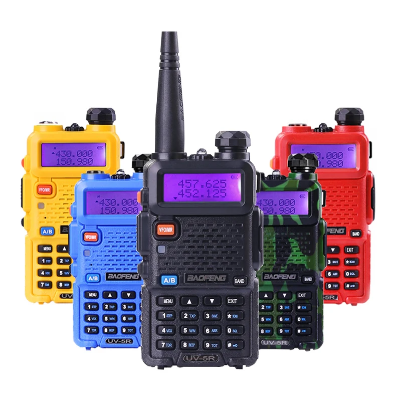 

Baofeng UV-5R Walkie Talkie Portable Two Way Radio 5W CB Radio 136-174MHz & 400-520MHz Radio Comunicador