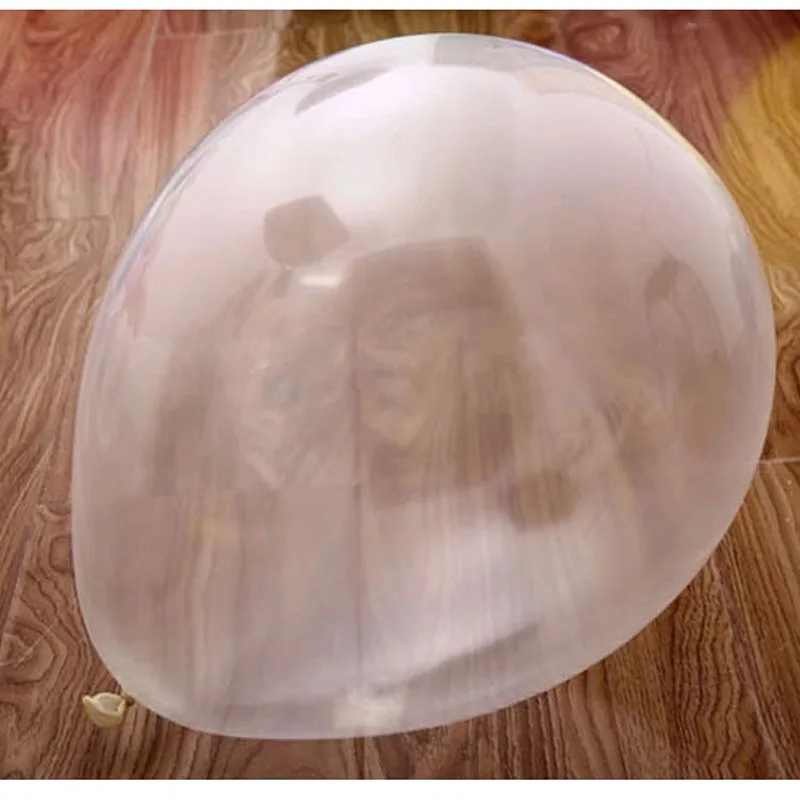 HAOCHU 100pcs/lot 12inch Clear Balloon Transparent Ballons Latex Helium Baloon for Wedding Event Party Decor Kid Classical Toy | Дом и сад