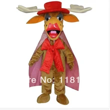 Талисман женские лося олень талисмана обычай Необычные костюмы аниме косплей комплекты Mascotte Необычные платье карнавальный костюм