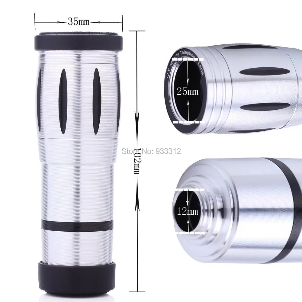 12x Telephoto Camera Lens Kit for iPhone  with iPhone 6 Case, iPhone 6 Plus Case, iPhone 5s Case, iPhone 5 Case, Mini Tripod  Awesome Photography Accessories3