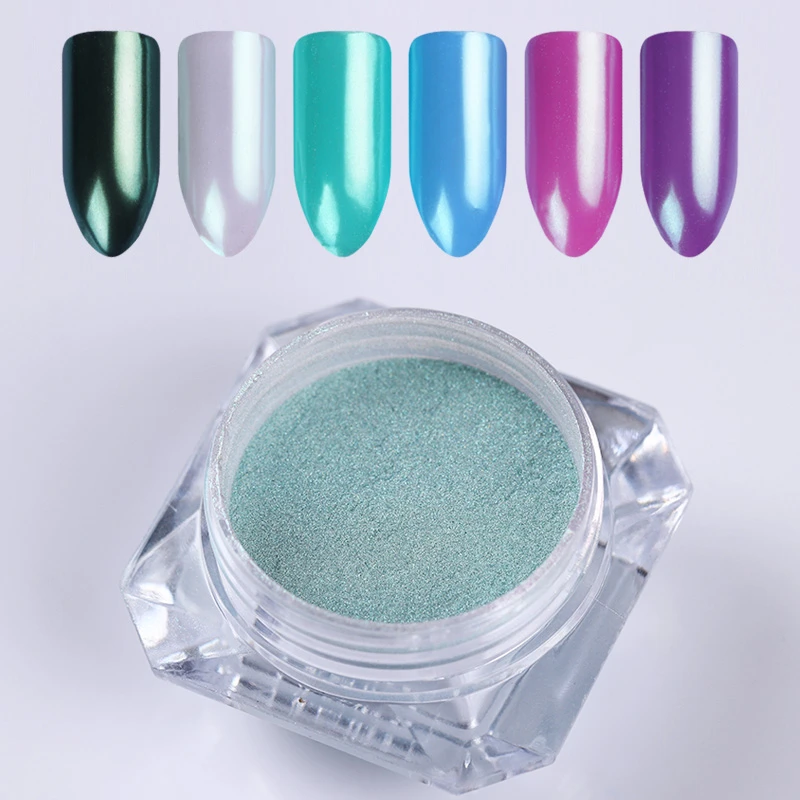 Pearl Mint Green Nail Powder Purple Green Purple Pearl Powder Nail Art Dust Pigment Nail Art Dust Nail Powdernail Art Powder Dust Aliexpress