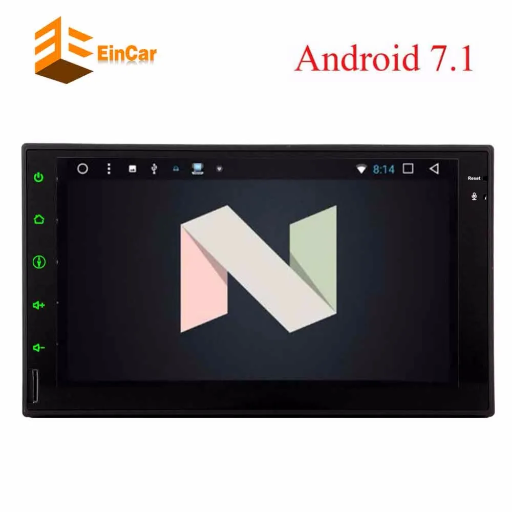 2din automagnito Android 7,1 двойной Din 7 ''автомобильный стерео gps навигация без DVD плеер автомобиля камера наблюдения с цифровой видео и аудиозаписью AM FM радио Bluetooth/WiFi