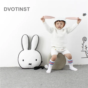 

Dvotinst Newborn Baby Boy&Girls Clothes Knit Crochet Rabbit Bodysuit Cute Hooded Shorts Coat+Pants Toddler Jumpsuit Clothing