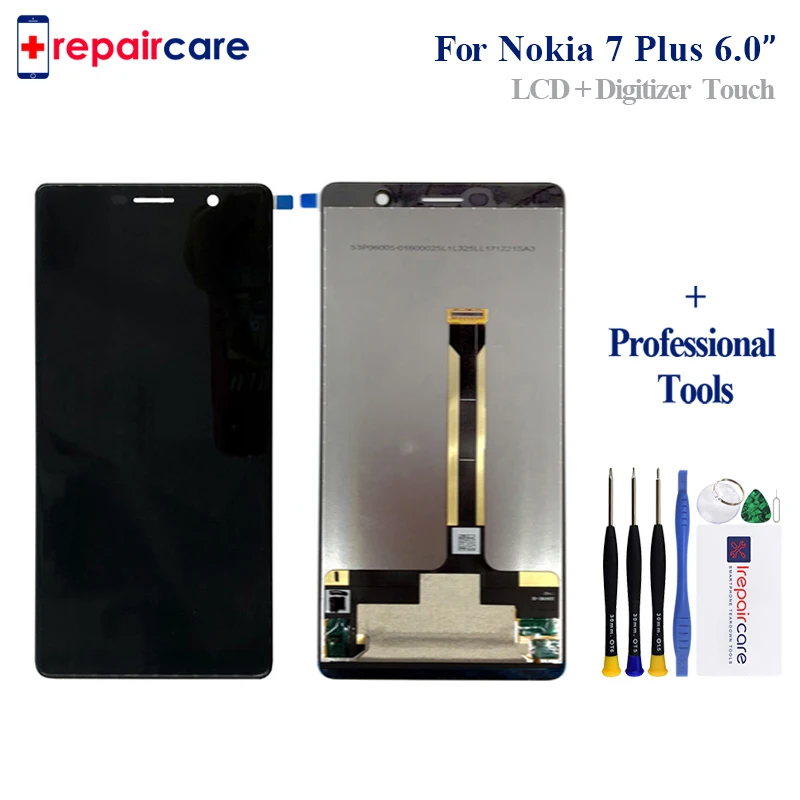 

6.0" LCD Display For Nokia 7 Plus LCD Touch Screen Digitizer Assembly For Nokia E7 Plus LCD Replacment TA-1062 LCD