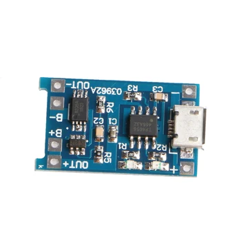 

Micro 5V 1A USB 18650 Lithium Battery Charging Board Module+Protection