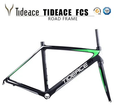 Discount 2017-2018 Tideace aero Cadre Route Frameset Made in China Carbon Fiber Road Bike Frame Bicycle Frame 50/53/55cm 4