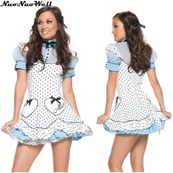 

Masquerade in Wonderland Costume Corset Adult Female Fancy Maid Uniform Lingerie Hot Sexy Dress in Halloween Carnival Party