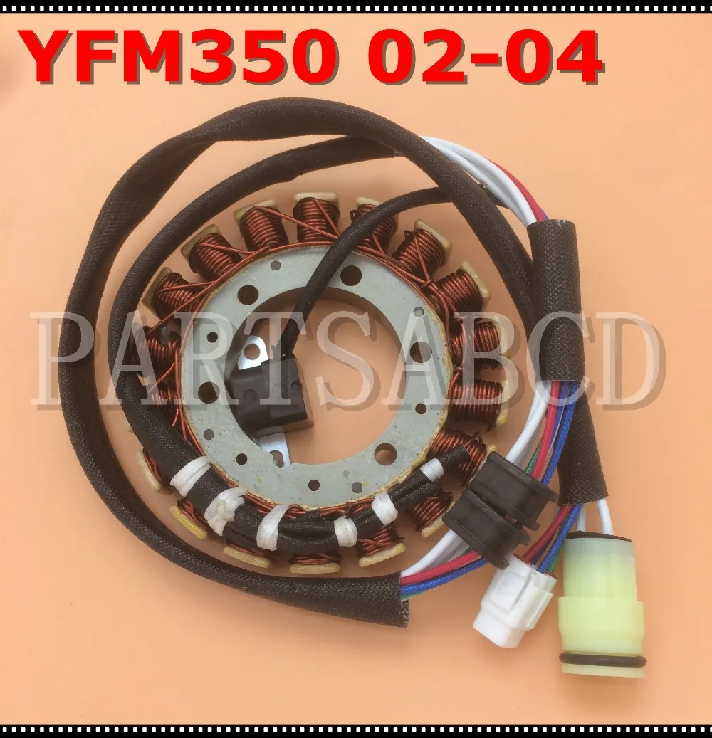 

PARTSABCD Motorcycle Generator Stator for YAMAHA YFM350 Warrior 2002-2004 YFZ350 RAPTOR 350 / SE / SE2 2004-2007 350 08-11 Stato