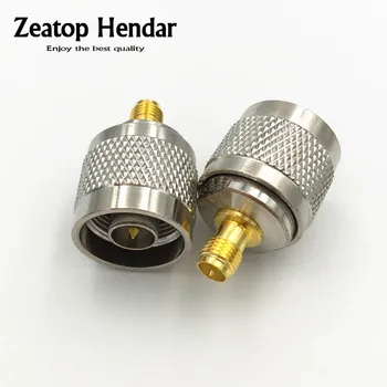 

20Pcs Brass N Male Jack to RP SMA Female Plug RF Coaxial Straight PTFE Connector