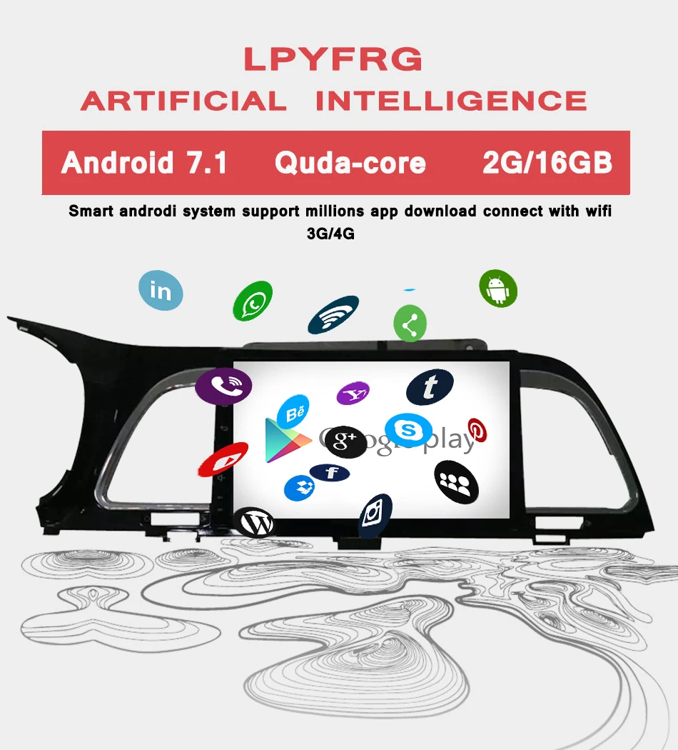 Excellent 1024*600 Quad Core 2G Android 7.1 Car GPS Navigation for KIA K4 2014 Autoradio Multimedia Audio Stereo no dvd tape recorder 4 Excellent 1024*600 Quad Core 2G Android 7.1 Car GPS Navigation for KIA K4 2014 Autoradio Multimedia Audio Stereo no dvd tape recorder 4