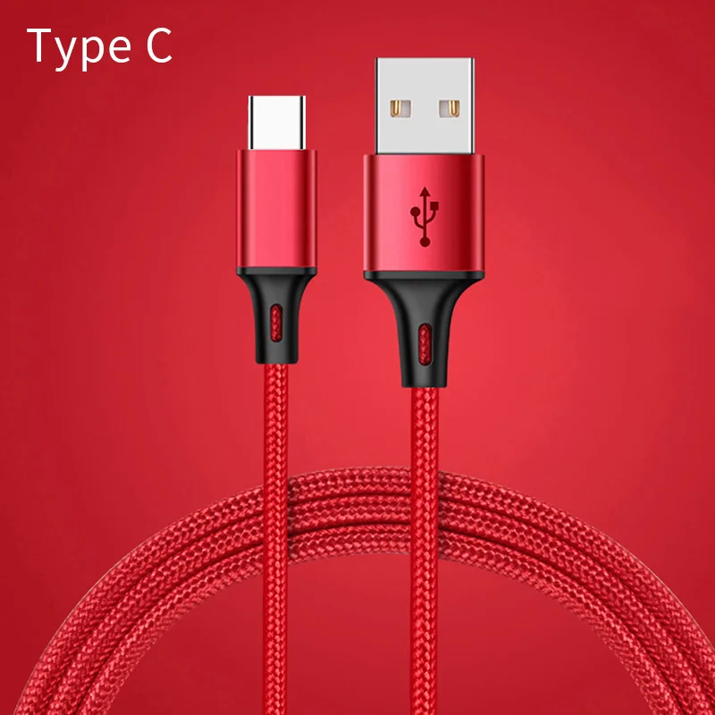 ZRSE USB зарядное устройство универсальное дорожное настенное зарядное устройство для мобильного телефона адаптер питания для iPhone X 7 samsung S9 Xiaomi huawei P20 EU Plug - Тип штекера: 1M Type C Red