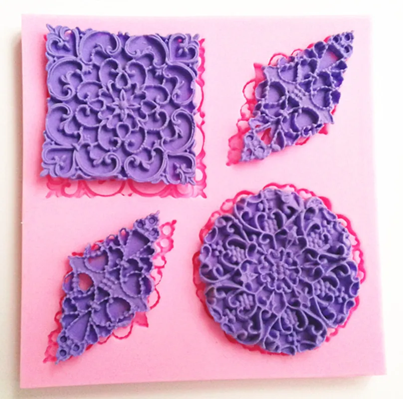 New Silicone Mold Knitting Sweater Texture Embossed Mat Wool Pace