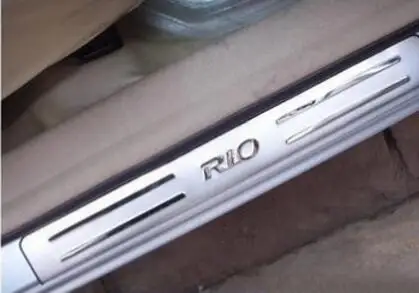Автомобильные аксессуары для KIA RIO k2 2010 2016 нержавеющий порог автомобильный