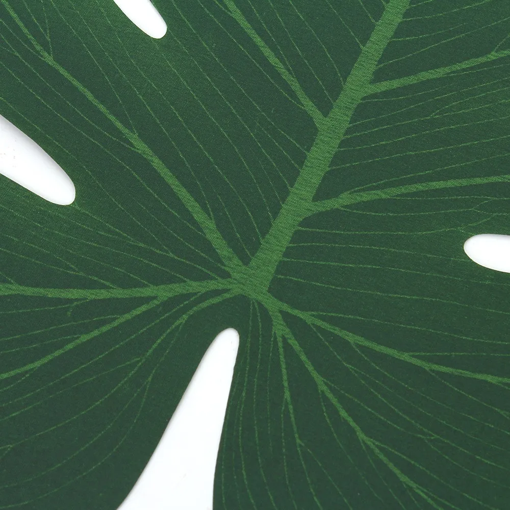 12 шт. растения кобура Искусственный лист тропические Пальмовые Листья остров стиль моделирование завод Свадебная вечеринка украшение домашнего стола
