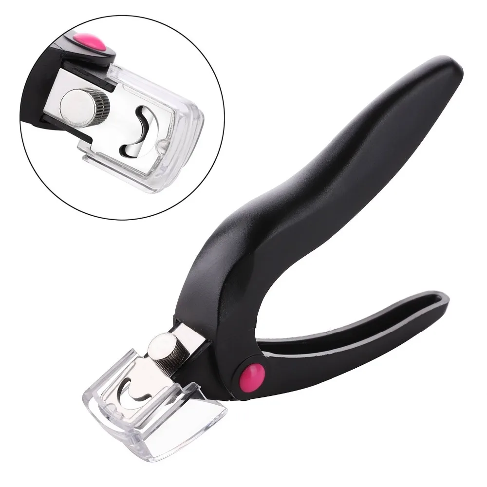 

100 PCS Black Manicure Nail Cutter Tools Acrylic Nail Tips UV Gel Clipper Stainless Steel Scissor Wholesales F0324X