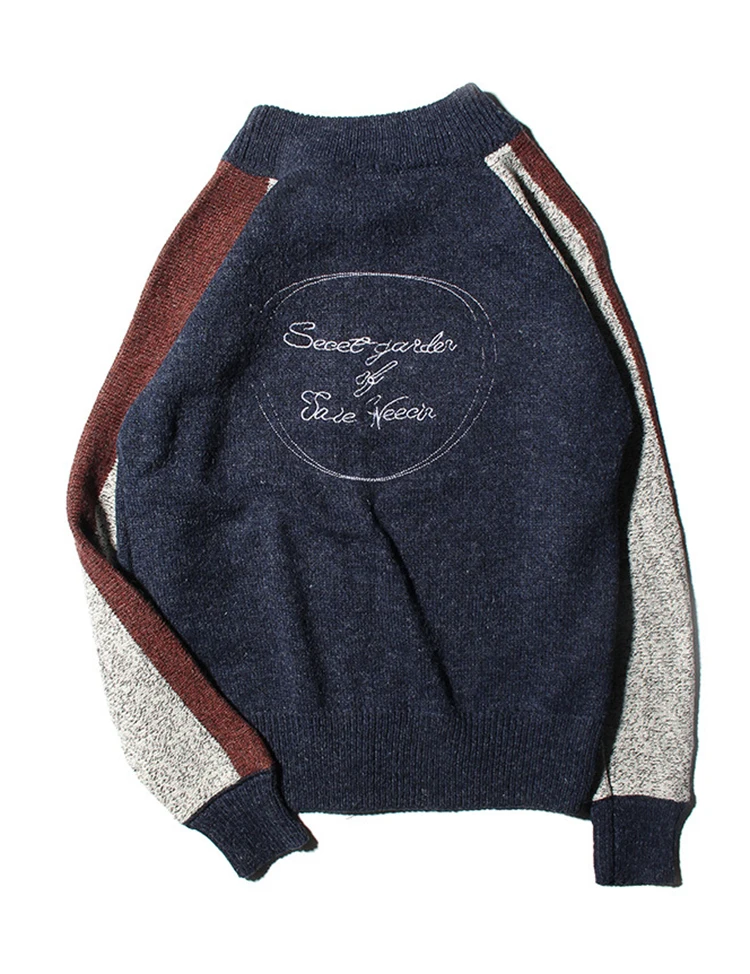 Новое поступление весна водолазка мужские кардиганы свитера бренд Мандарин воротник молния свитер для мужчин Трикотаж Свитер