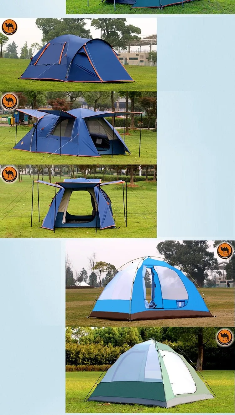 Samcamel 3-4 человек большая семейная палатка кемпинговая палатка Солнцезащитная Пляжная палатка gazebo Tente кемпинговый тент реклама/выставка