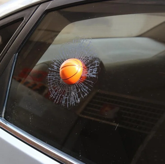 

automobile Car Stickers crazy ball broken Decal cover/anti scratch UV water for body Light brow bumper rearview mirror window