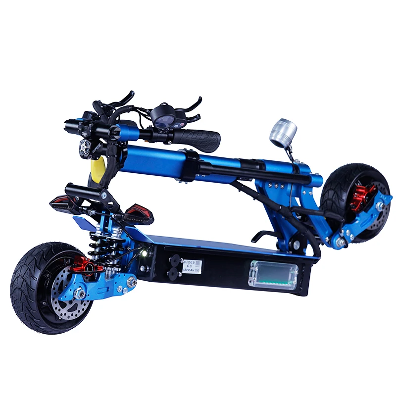 Discount 5000W Powerful Electric Scooter Off Road Skateboard Longboard High Speed 95km/h Adult Electric Scooter Electric Foldable Scooter 3