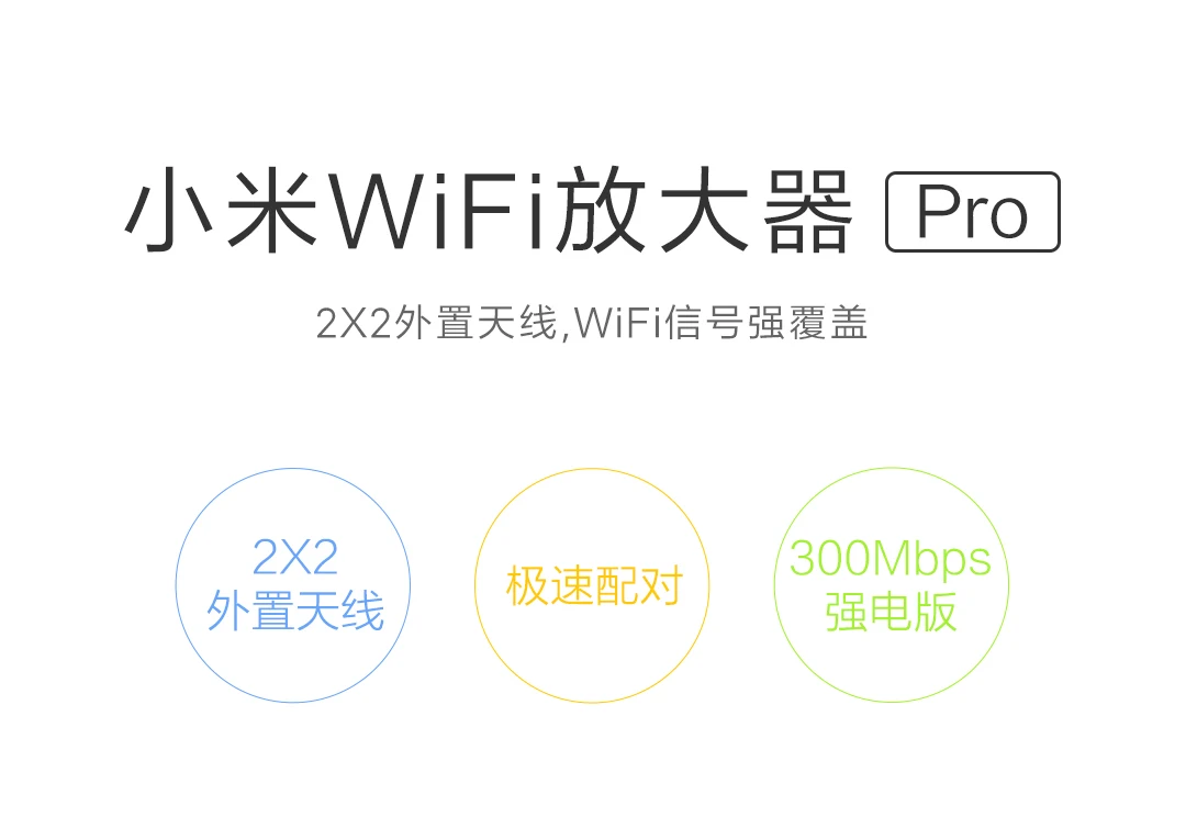 Xiao mi WiFi усилитель Pro 300MBPS Repetidor покрытие сигнала 2,4G WiFi ретранслятор расширитель Roteador mi беспроводной маршрутизатор