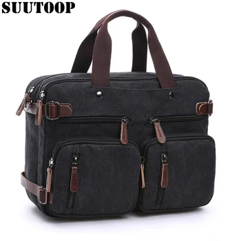 

2020 New men's canvas handbags multifunction men crossbody tote male messenger bags canvas shoulder bags bolsos