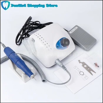 

Free shipping Saeshin strong nail drill machine strong 210+105L handpiece 40000RPM Dental drill bits tools