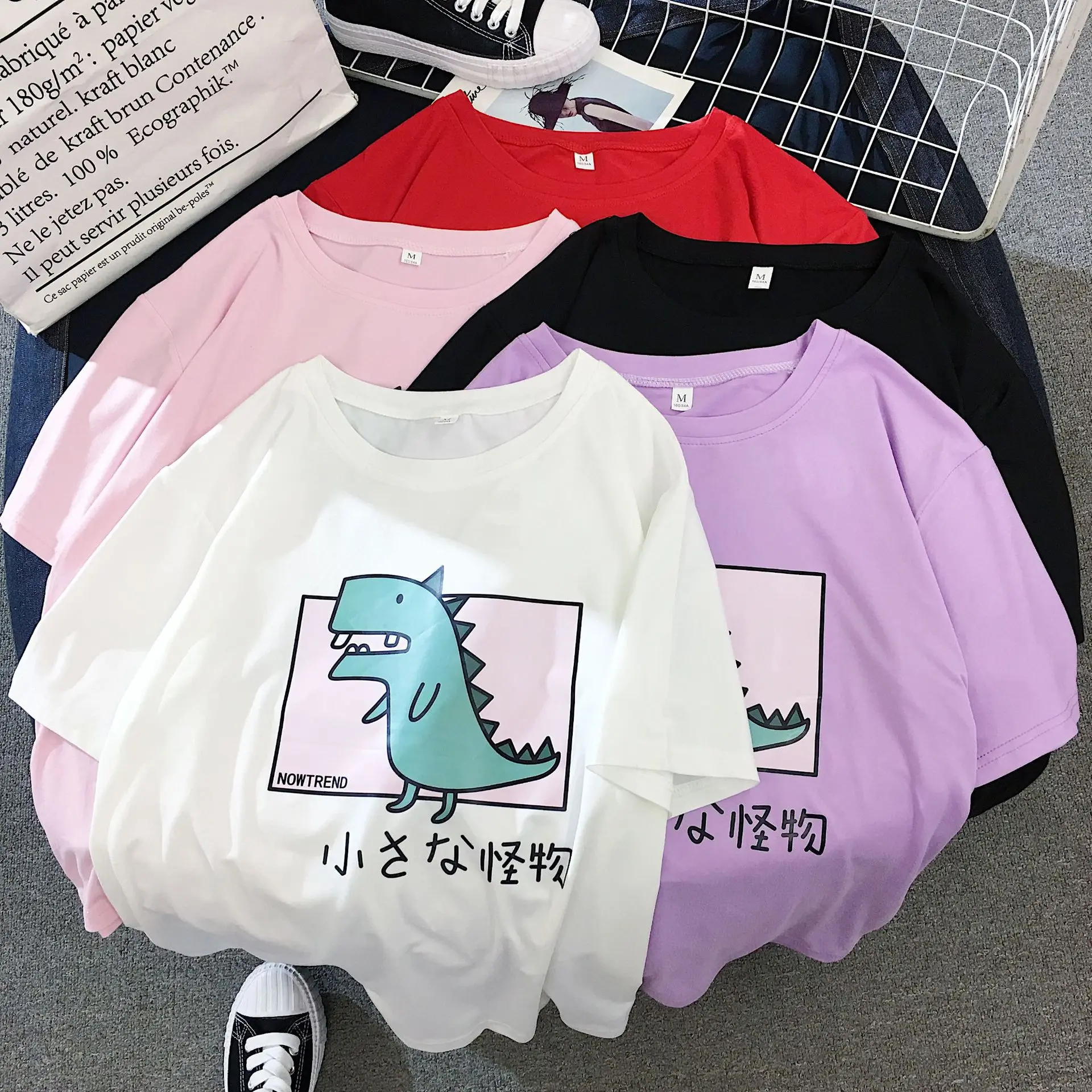 

women plus size Korean kawaii tshirt women shirts japanese harajuku funny t shirts kyku t shirt women T shirts