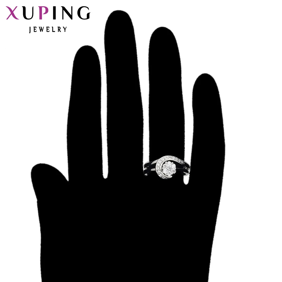 Xuping, модное кольцо, специальный дизайн, родий, цвет, свадебные наборы для девушек и женщин, Рождественское украшение, акция 12996