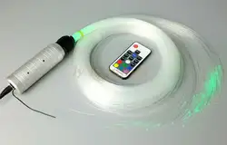 DIY украшения оптоволоконный света комплект Оптическое волокно света rgb спальня столовая звезда потолок свет ночника 6 Вт для продаж