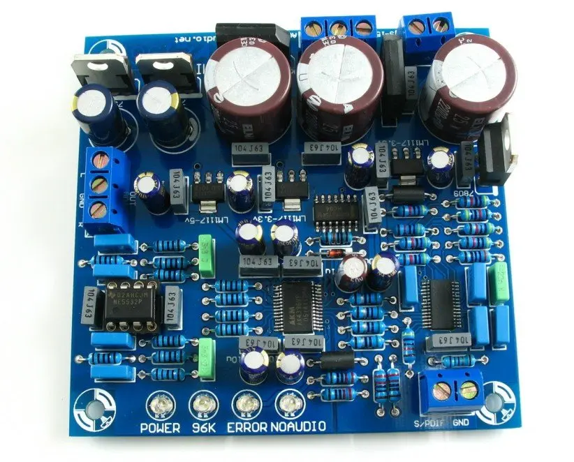 LJ DAC2496 Module DAC CS8416 AK4396 24Bit 192KHz