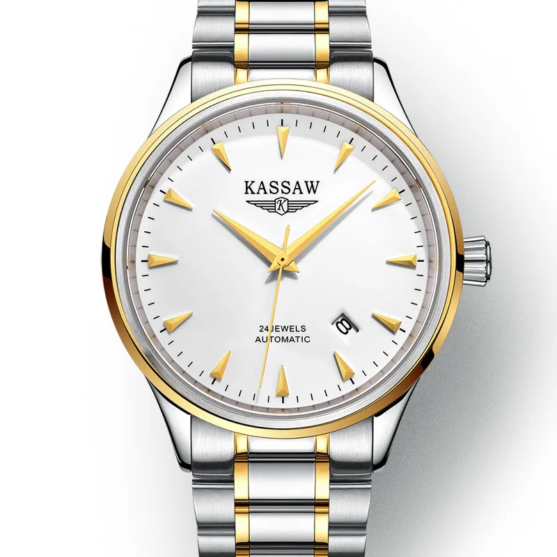 

Watch Man Fully Automatic Mechanics Surface Male Surface Business Affairs Wrist Watch Stainless Steel Bring Trend Waterproof 35A