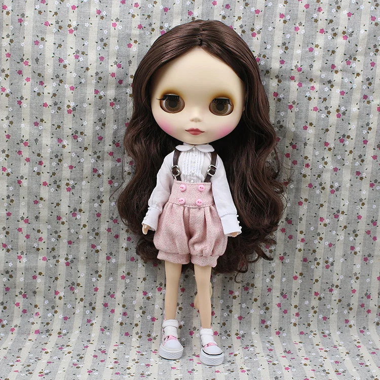 ICY Blyth Обнаженная кукла для серии No.230BL441 коричневые длинные волосы без челки фабрика Blyth 1/6 BJD