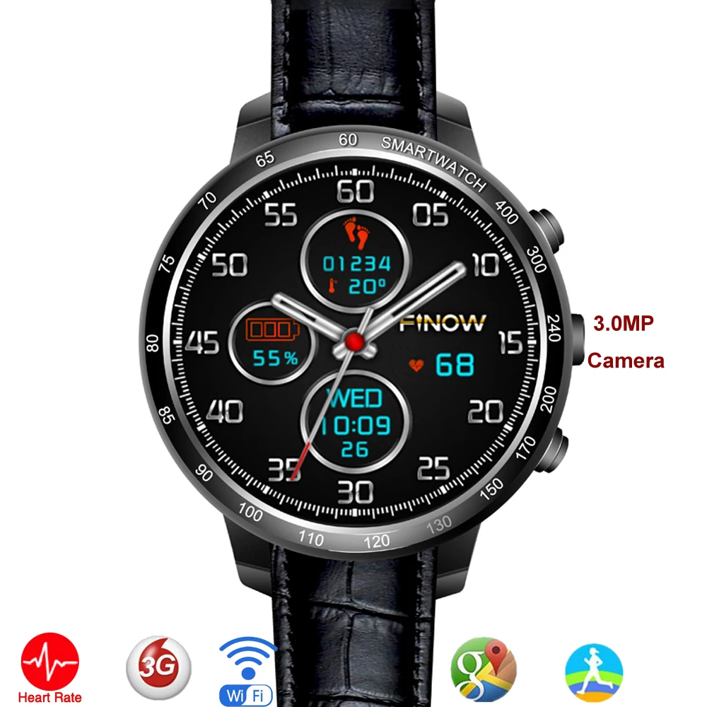New Android 5.1 MTK6272 Watch Q7 Smart Watch Phone Support 3G SIM TF